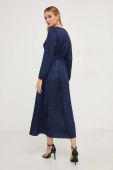 Сукня Answear Lab колір синій maxi розкльошена (3677219)