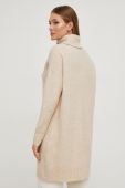 Сукня з вовною Answear Lab колір бежевий mini пряма