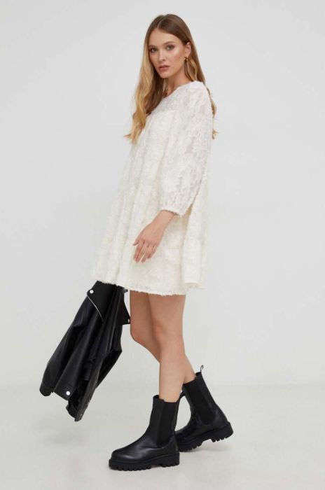 Сукня Answear Lab колір бежевий mini розкльошена (3642940)