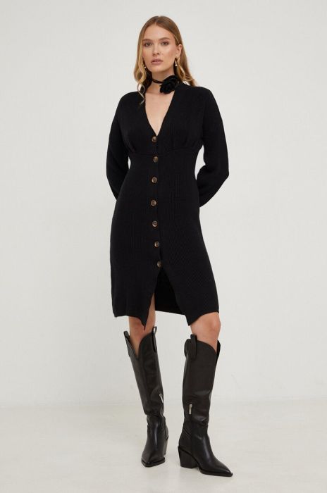 Сукня Answear Lab колір чорний mini розкльошена (3639720)