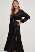 Сукня Answear Lab колір чорний midi розкльошена (3649141)