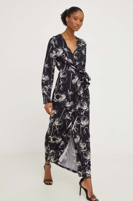 Сукня Answear Lab колір чорний maxi розкльошена (3692160)