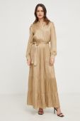 Сукня Answear Lab колір золотий maxi розкльошена (3685217)