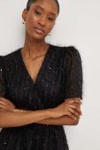Сукня Answear Lab колір чорний midi розкльошена (3687679)