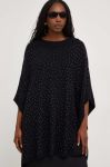 Пончо Answear Lab колір чорний легке (3483447)