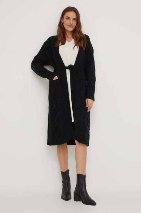 Кардиган з вовною Answear Lab колір чорний (3494263)