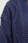 Кардиган з вовною Answear Lab колір синій теплий (3652216)