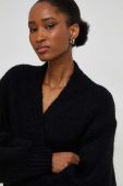 Кардиган з вовною Answear Lab колір чорний теплий (3646141)