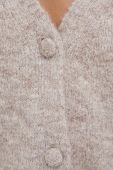 Кардиган з вовною Answear Lab колір бежевий (3652236)
