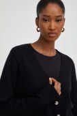 Кардиган з вовною Answear Lab колір чорний легкий (3656011)