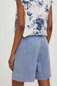 Джинсові шорти Answear Lab жіночі однотонні висока посадка колір блакитний (3298135)