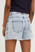 Джинсові шорти Answear Lab жіночі з аплікацією висока посадка колір блакитний (3331253)