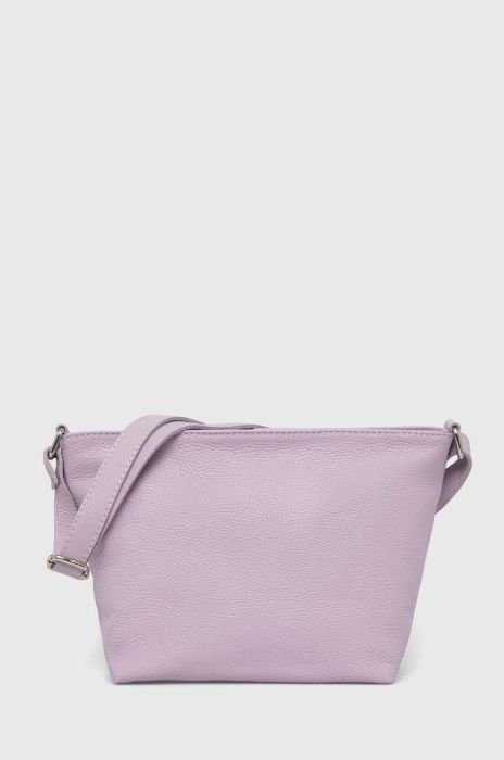 Шкіряна сумочка Answear Lab колір фіолетовий (3352480)