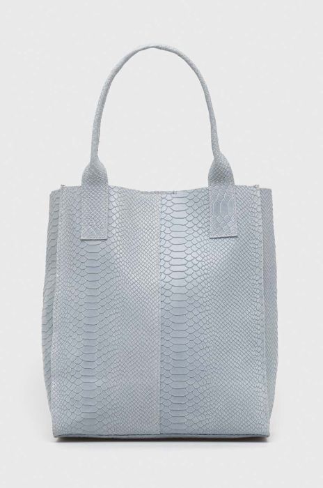 Шкіряна сумочка Answear Lab колір блакитний (3371016)