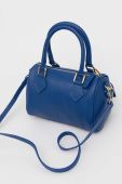 Шкіряна сумочка Answear Lab колір блакитний (3398665)