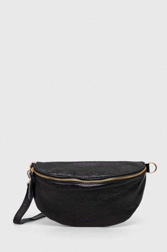 Шкіряна сумка на пояс Answear Lab колір чорний (3555636)