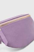Шкіряна сумка на пояс Answear Lab колір фіолетовий