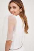Блузка Answear Lab колір білий однотонна (3380326)