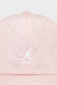 Кепка Kangol колір рожевий гладка K5280.DR667-DR667