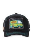Кепка Capslab Scooby-doo колір чорний з аплікацією