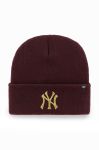 Шапка 47brand Mlb New York Yankees колір бордовий (2810373)