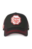 Кепка Capslab CHUPA CHUPS колір чорний візерунок