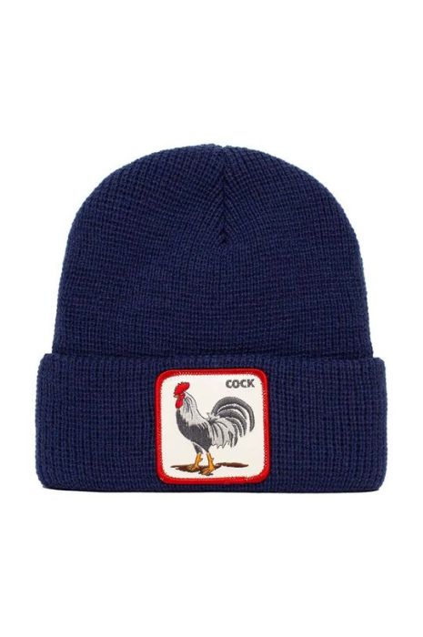 Шапка з домішкою вовни Goorin Bros колір синій