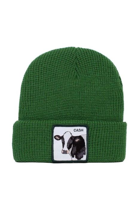 Шапка з домішкою вовни Goorin Bros колір зелений
