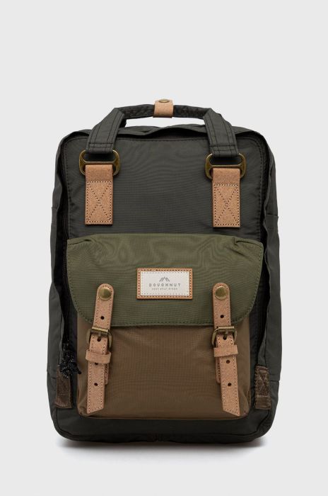 Рюкзак Doughnut Macaroon чоловічий колір зелений малий гладкий