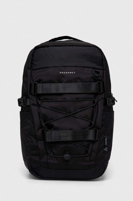 Рюкзак Doughnut чоловічий колір чорний великий однотонний