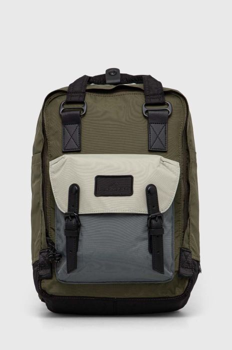 Рюкзак Doughnut Macaroon чоловічий колір зелений великий візерунок