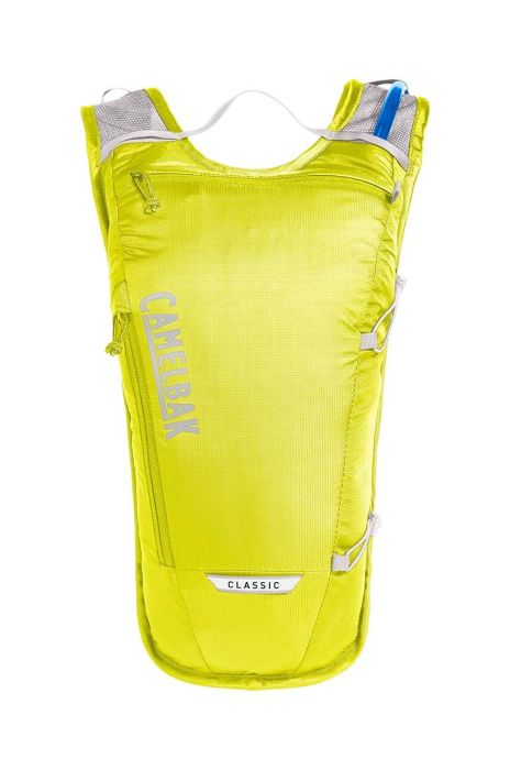 Велосипедний рюкзак з резервуаром для води Camelbak Classic Light колір жовтий малий з принтом