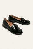 Wojas - Шкіряні мокасини колір чорний