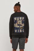 Кофта Waikiki Vibe чоловіча колір чорний гладка
