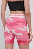 Шорти LaBellaMafia жіночі колір рожевий візерунок висока посадка