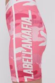 Шорти LaBellaMafia жіночі колір рожевий візерунок висока посадка
