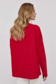 Блузка Liviana Conti жіноча колір червоний однотонна