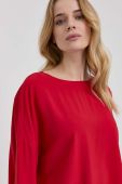 Блузка Liviana Conti жіноча колір червоний однотонна