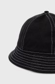 Бавовняний капелюх RVCA колір чорний з бавовни