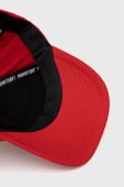 Бавовняна кепка LaBellaMafia колір червоний з аплікацією