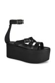 Сандалі Altercore жіночі колір чорний на платформі