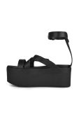 Сандалі Altercore жіночі колір чорний на платформі