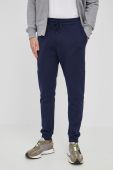 Штани Lacoste чоловічі колір синій однотонні