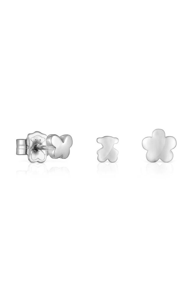 Сережка Tous 3-pack колір срібний