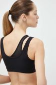 Бюстгальтер для йоги Joy in me Like You колір чорний однотонний