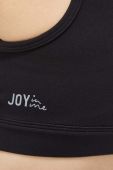 Бюстгальтер для йоги Joy in me Like You колір чорний однотонний