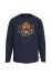 Дитячий бавовняний лонгслів Lego Harry Potter колір синій з принтом