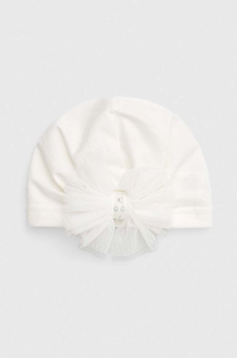 Шапка Broel EDITTA колір бежевий з тонкого трикотажу