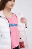 Куртка Blauer жіноча колір білий перехідна