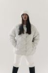 Куртка MUUV. PIQUE жіноча колір білий зимова oversize